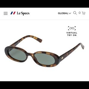 Le Specs Outta Love Sunglasses in Tort